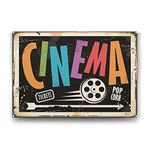 Tabloshop Vintage Sinema 140x100 cm Tablo