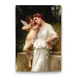Tabloshop William Adolphe Bouguereau Love's Scerets 50x75 cm Tablo