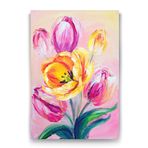 tabloshop Yağlı Boya Floral Tablo - 100x140cm