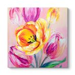 tabloshop Yağlı Boya Floral Tablo 90 x 90
