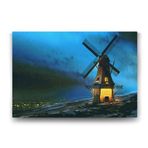 Tabloshop Yel Değirmeni 60x40 cm Tablo