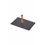 Taboo TAB-1135 22x16 cm Ahşap Saplı Dikdörtgen Arduvaz Taş