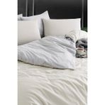 Tabu Home Çift Taraflı Çarşafı Lastikli Çift Kişilik Nevresim Takımı - 160 x 200 cm - Bej
