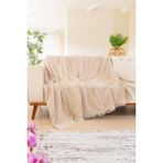 Tabu Home Dokuma Cozy Comfort Bej Koltuk Örtüsü - 170 x 200 cm