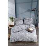 Tabu Home Ranforce Zen Huzuru Gri Çift Kişilik Nevresim Takımı