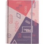 Tabula Rasa Spiralli Defter / Red 15,5*21 50 Sayfa Sert Kapak Spiralli 90 Gr. Dönüşümlü Çizgisiz
