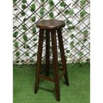 Taburecity Ceviz Renk Bar Tabure-Ahşap Tabure-Masif Tabure(80 cm )