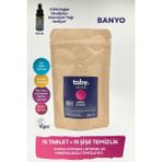Taby Doğal Kaynaklı Bitkisel ve Mineral Bazlı Banyo Temizleyici Tablet 15'li Avantaj Paket- Kireç Sökücü - 1 Paket