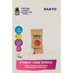 TABY Doğal Kaynaklı Bitkisel ve Mineral Bazlı Banyo Temizleyici Tablet - 8 Tablet - Kireç Sökücü