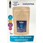 Taby Doğal Kaynaklı Bitkisel ve Mineral Bazlı Cam/Ayna Temizleyici Tablet 15'li Avantaj Paket - Parlak Yüzeyler - 1 Adet