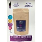 Taby Doğal Kaynaklı Bitkisel ve Mineral Bazlı Çok Amaçlı Temizleyici Tablet 15'li Avantaj Paket - Tüm Yüzeyler - 1 Paket