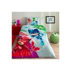 Taç 000000001000048891 Taç Lisanslı Pj Masks Super Team Pamuk Tek Kişilik Nevresim Takımı,160 x 220 Çok Renkli