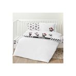 Taç 000000001000050017 Taç Lisanslı Beşiktaş Strip Baby Pamuk Nevresim Takımı,120 x 175 Çok Renkli