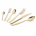 Taç 5137 Gold Odion Sebla 36 Parça Çatal Kaşık Bıçak Takımı