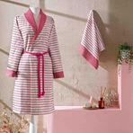 TAÇ Bambu Bamboo Dreams Bornoz Seti Fuşya S/M