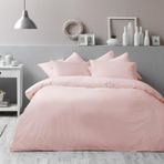 Taç Basic Pembe Tek Kişilik Antibakteriyel Nevresim Takımı