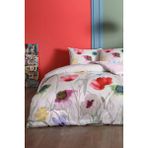Taç Belinda Happy Days Ranforce Tek Kişilik Nevresim - 160 x 220 cm - Beyaz - Yeşil - Pembe