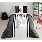 Taç Beşiktaş 1903 Glow Tek Kişilik 120X200 Lastikli Çarşaflı Nevresim Takımı - 160 x 220 cm - Renkli