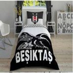 Taç Beşiktaş Kartal Lisanslı Complete Set Tek Kişilik - Siyah - Beyaz - 160 x 220 cm