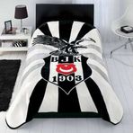 Taç Beşiktaş Kartal Lisanslı Tek Kişilik Battaniye