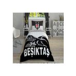 Taç Beşiktaş Kartal Tek Kişilik Kapitoneli Nevresim Takımı Complete Set