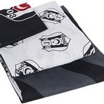 Taç Beşiktaş Siyah Logo Pamuk Çok Renkli Nevresim Takımı