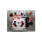 Taç Beyaz Minnie Mickey Çift Kişilik Nevresim Takımı