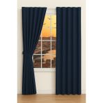 Taç Blackout Fon Perde Ekstraforlu Düz Dikiş -Lacivert - 450 x 280 cm