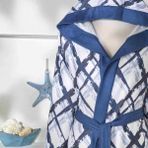 Taç Briza Pamuk Poliester Genç Bornoz Mavi L/xl - L - XL