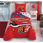 Taç Cars Champion Tek Kişilik Lisanslı Yatak Örtüsü - 100 x 110 cm - Safir