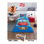 Taç Cars Lets Race Disney Tek kişili Nevresim Takımı