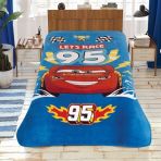 Taç Cars Race Tek Kişilik Lisanslı Battaniye