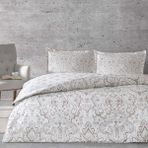 Taç Cassandra Saten Çift Kişilik Nevresim Takımı Mürdüm - 200 x 220 cm