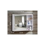 Taç-Dek Bas aç kapaklı Banyo Dolabı Aynalı Üst Modülü.