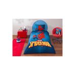 Taç DİSNEY 2025 Tek Kişilik Lisanslı Nevresim Takımı Disney Spiderman Classical,100 x 200 Mavi
