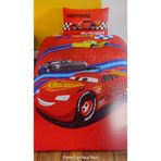 Taç Disney Cars Race Track Tek Kişilik Complete Set Dört Mevsim Kapitoneli Nevresim Takımı