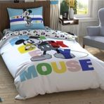 Taç Disney Mickey Colour Face Lisanslı Nevresim Takımı Lastikli 160 Cm X 220 Cm