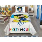Taç Disney Mickey Colour Pamuk Lisanslı Pike Takımı - Renkli - 160 x 230 cm