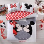 Taç Disney Mickey & Minnie Love Çift Kişilik Nevresim Takımı