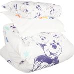 Taç Disney Mickey Mouse Cool Karakter Baskılı%100 Pamuk Nevresim Takımı, Çok Renkli, Bebek (Nevresim: 100x150 cm/Çarşaf:120x180 cm / 2 Adet Standart Yastık Kılıfı: 35x45 cm)