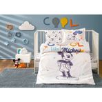 Taç Disney Mickey Mouse Cool Pamuk Bebek Nevresim Takımı - Renkli - 100 x 150 cm