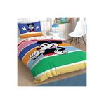 Taç Disney Mickey Mouse Rainbow Pamuk Nevresim Takımı 2