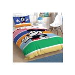 Taç Disney Mickey Mouse Rainbow Pamuk Nevresim Takımı 2