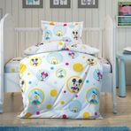 Taç Disney Mickey&Friends Lisanslı Beyaz Baskılı Baby Nevresim Takımı