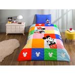 TAÇ Disney Minnie & Mickey Standart Pamuk Nevresim Takımı, Çok Renkli, Tek Kişilik