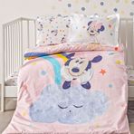 Taç Disney Minnie Mouse Sun Lisanslı Bebek Nevresim Takımı