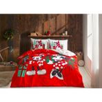 Taç Disney Minnie&mickey Christmas Pamuk Çift Kişilik Nevresim Takım