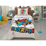 Taç Disney The Amazing Spiderman Lisanslı Karakter Baskılı%100 Pamuk Pike Takımı, Çok Renkli, Tek Kişilik (Pike: 160x230 cm/Lastikli Çarşaf: 100x200 cm/Yastık Kılıfı: 50x70 cm)