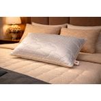 Taç Elegance Jakarlı Mikrojel Yastık ( 1 Adet 50 x 70 cm ) - Beyaz