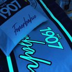 Taç Fenerbahçe 1907 Glow Lisanslı Nevresim Takımı 120x200 Fitted
